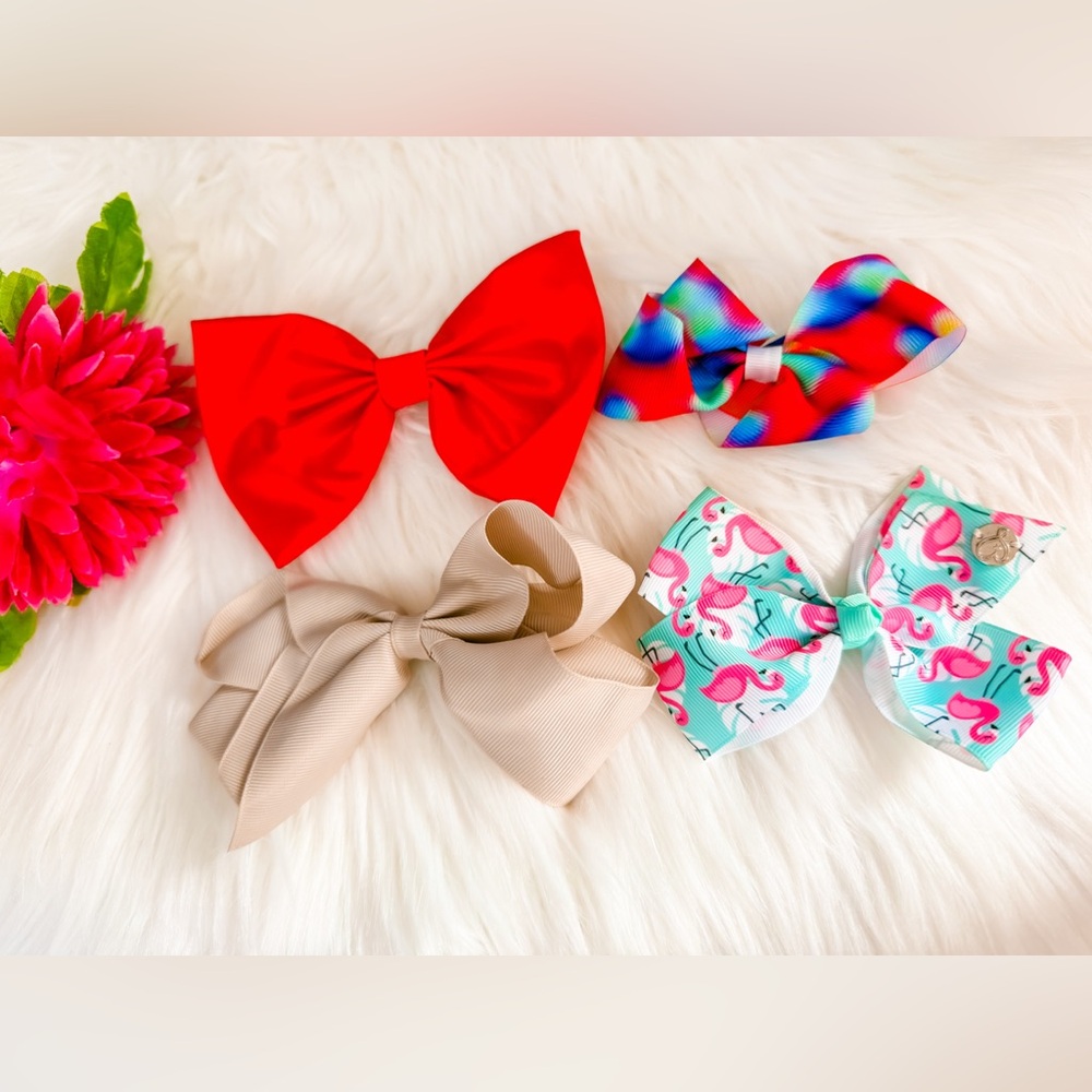 🔶 10/$35-‎ Fabric Bow Clips